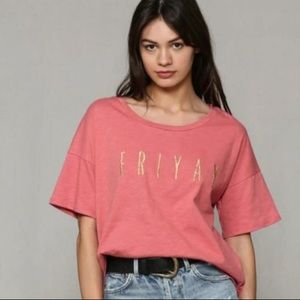 Blank Paige Embroidered Friyay top - Large C